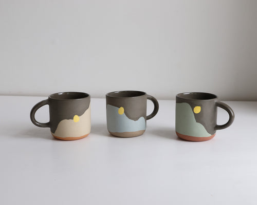 Moonscape mugs