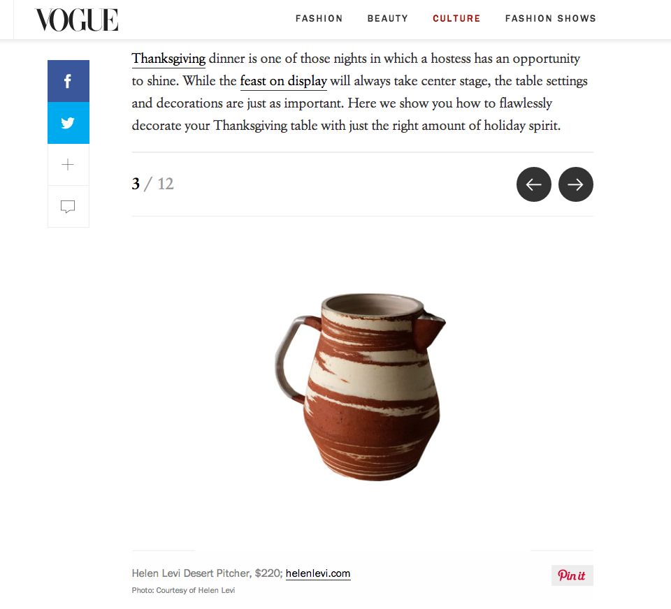 Vogue’s Thanksgiving