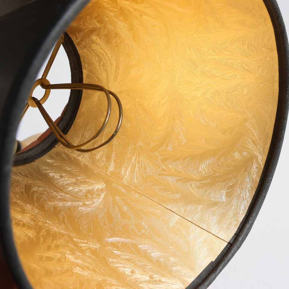 Gold foil lamp #2