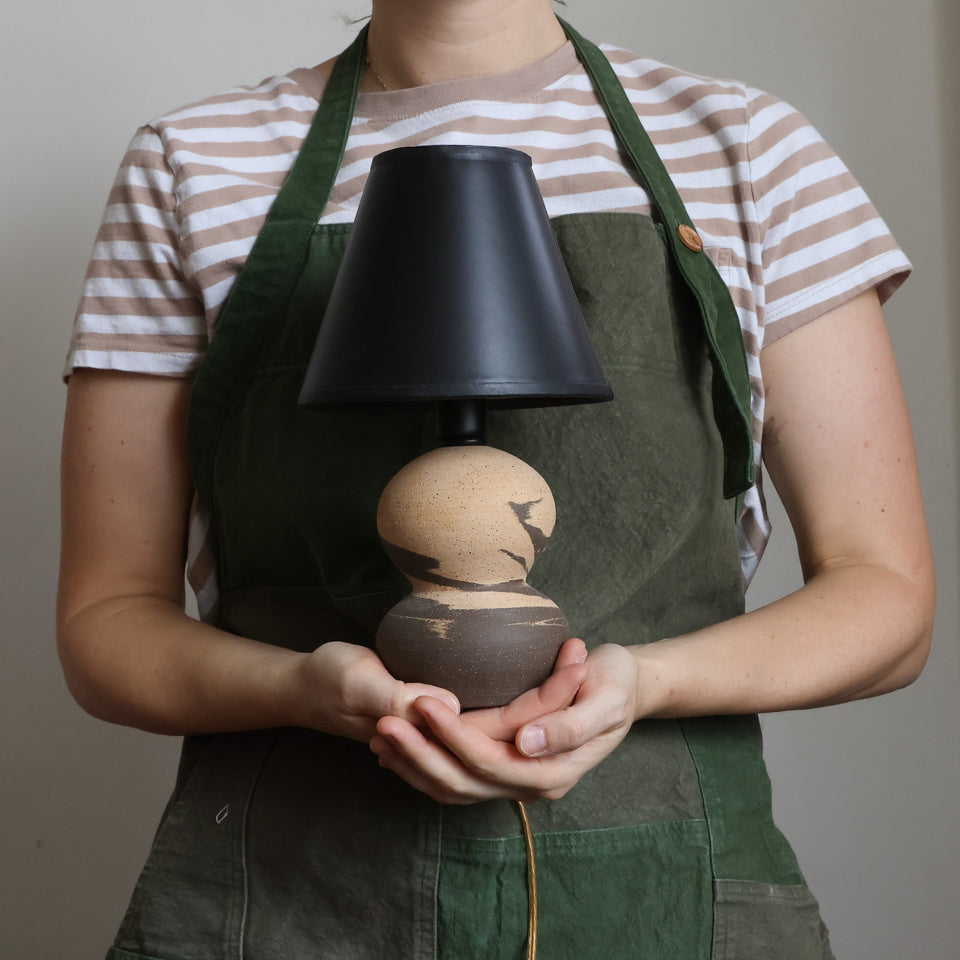 Gold foil lamp #1