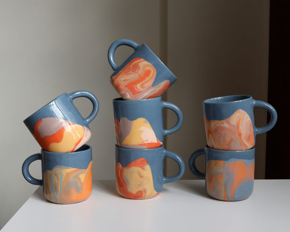 Denim mug