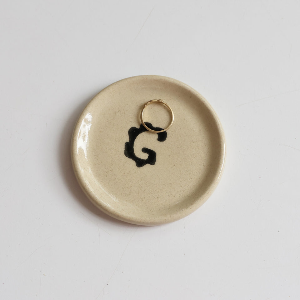 Monogram mini dish