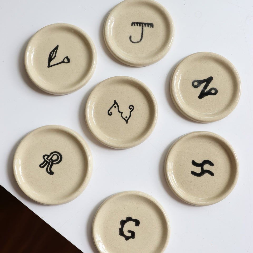Monogram mini dish
