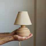 Tan bubble mini lamp