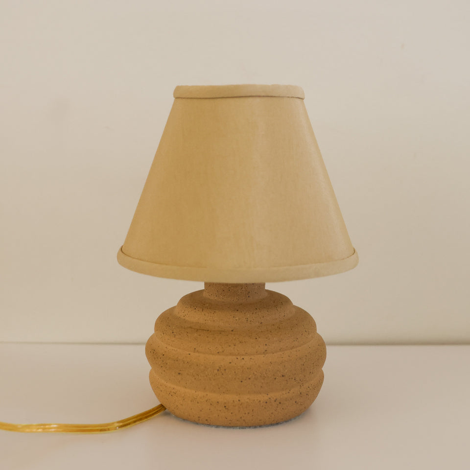 Tan bubble mini lamp