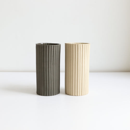 Corduroy vases