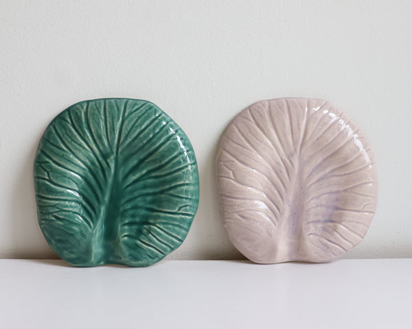 Cabbage spoon rest (green)