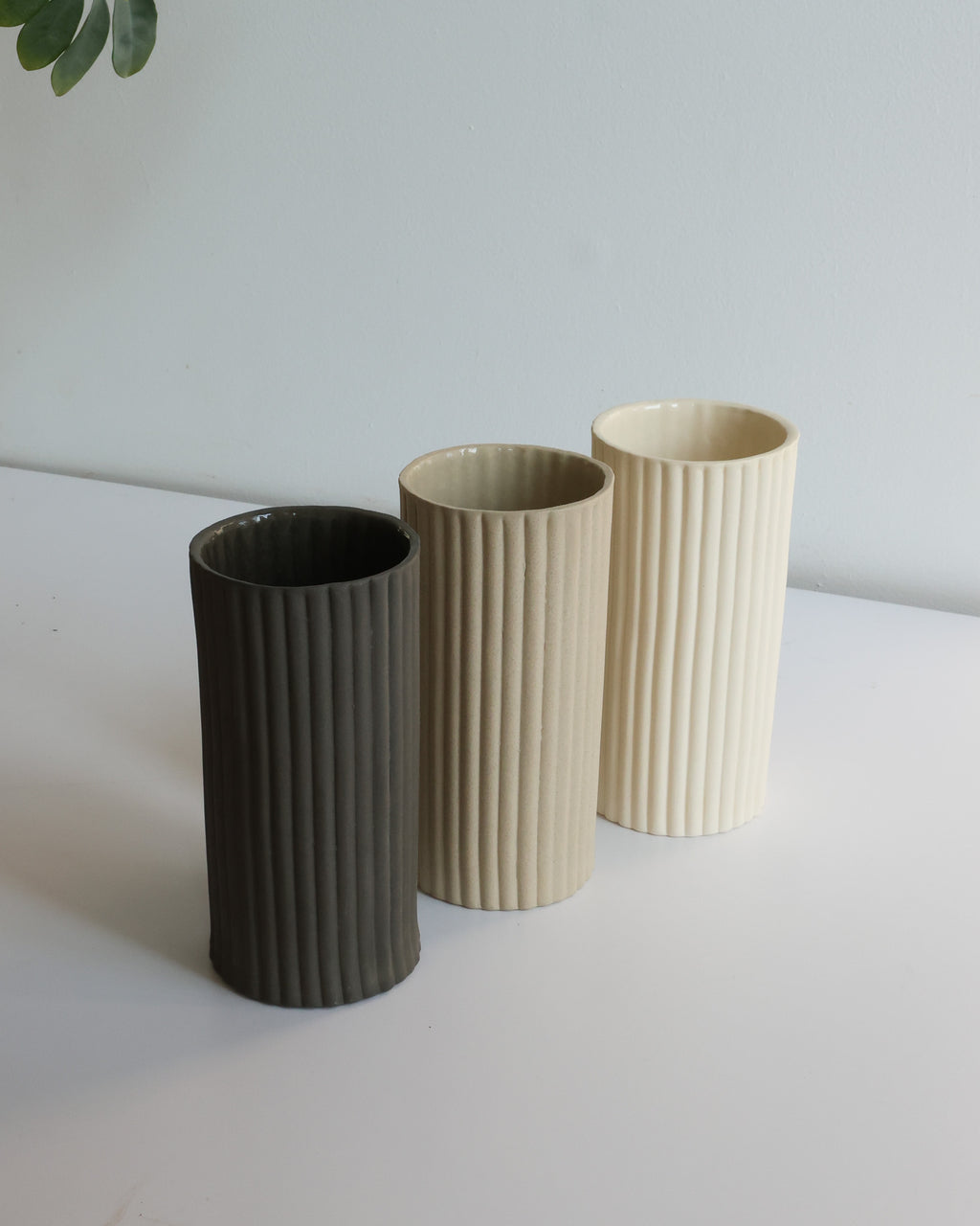 Corduroy vases