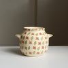 Floral spoon crock