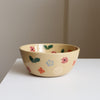 Flower print breakfast bowl