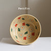 Flower print breakfast bowl