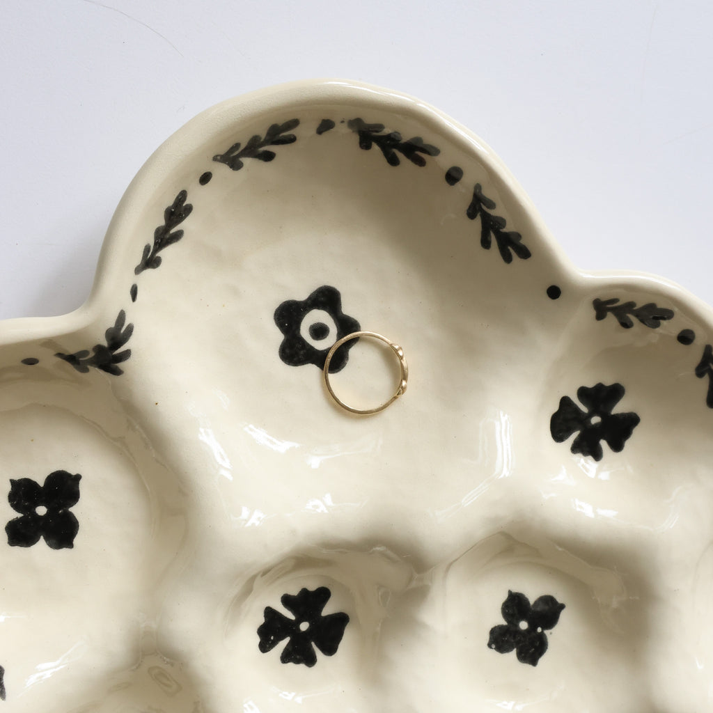 Monochrome trinket tray