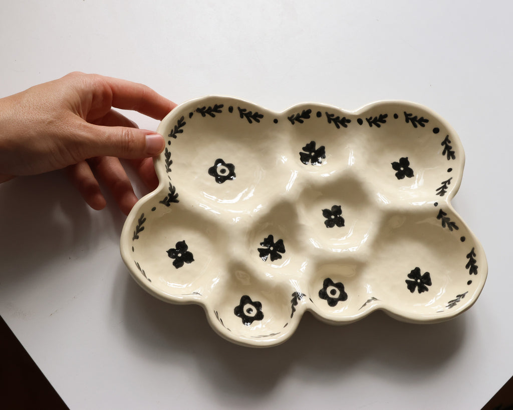 Monochrome trinket tray