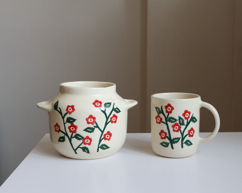 Bouquet spoon crock