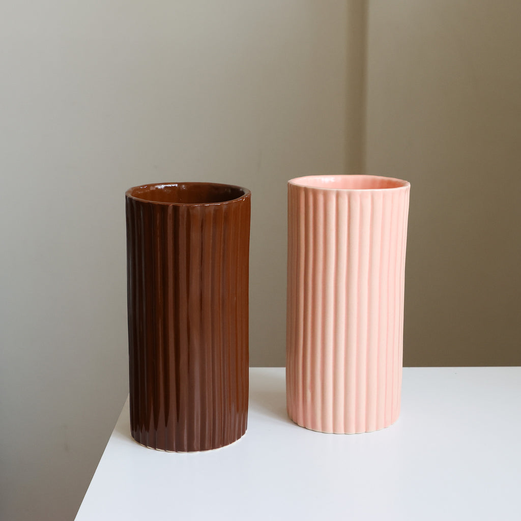 Corduroy vase