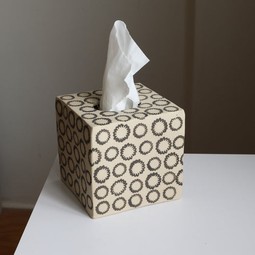 Sunburst tissue box