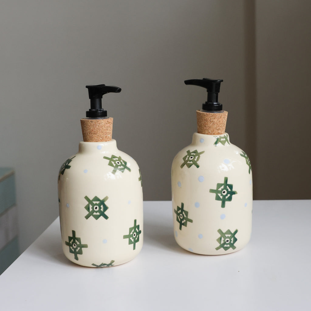 Printed soap dispenser