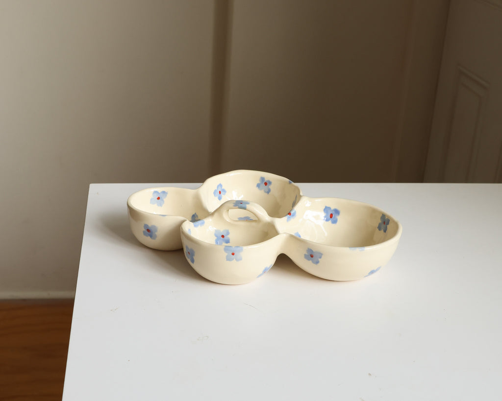 Floral appetizer bowl