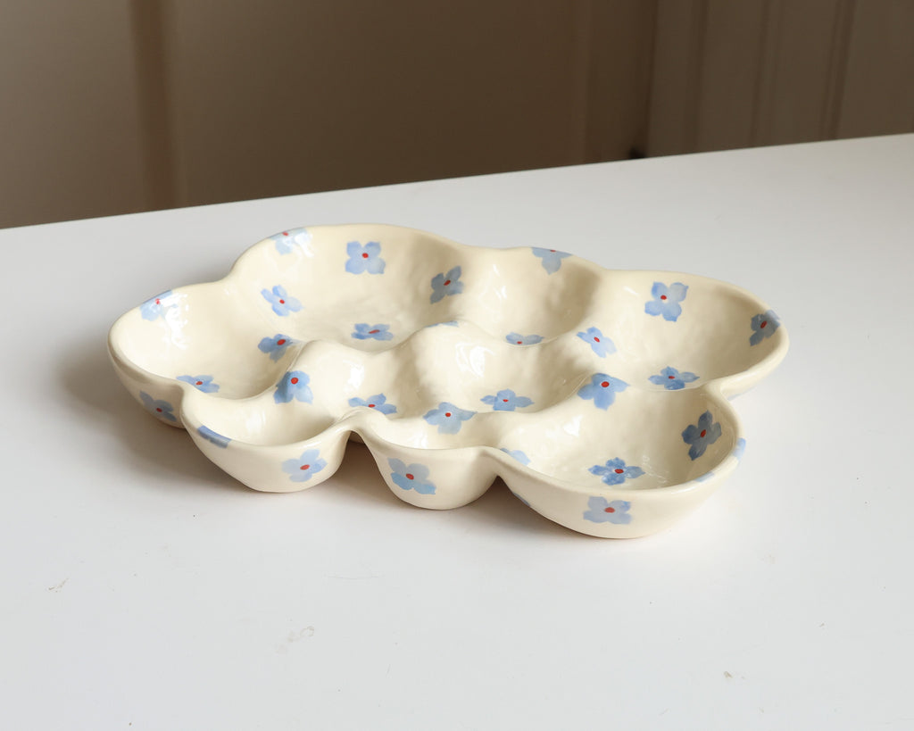 Floral trinket tray