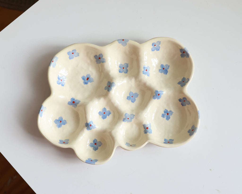Floral trinket tray