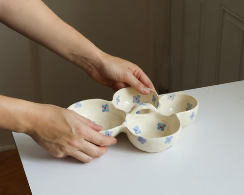 Floral appetizer bowl
