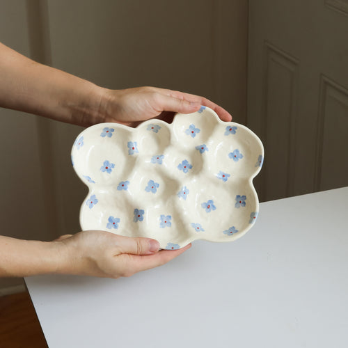 Floral trinket tray