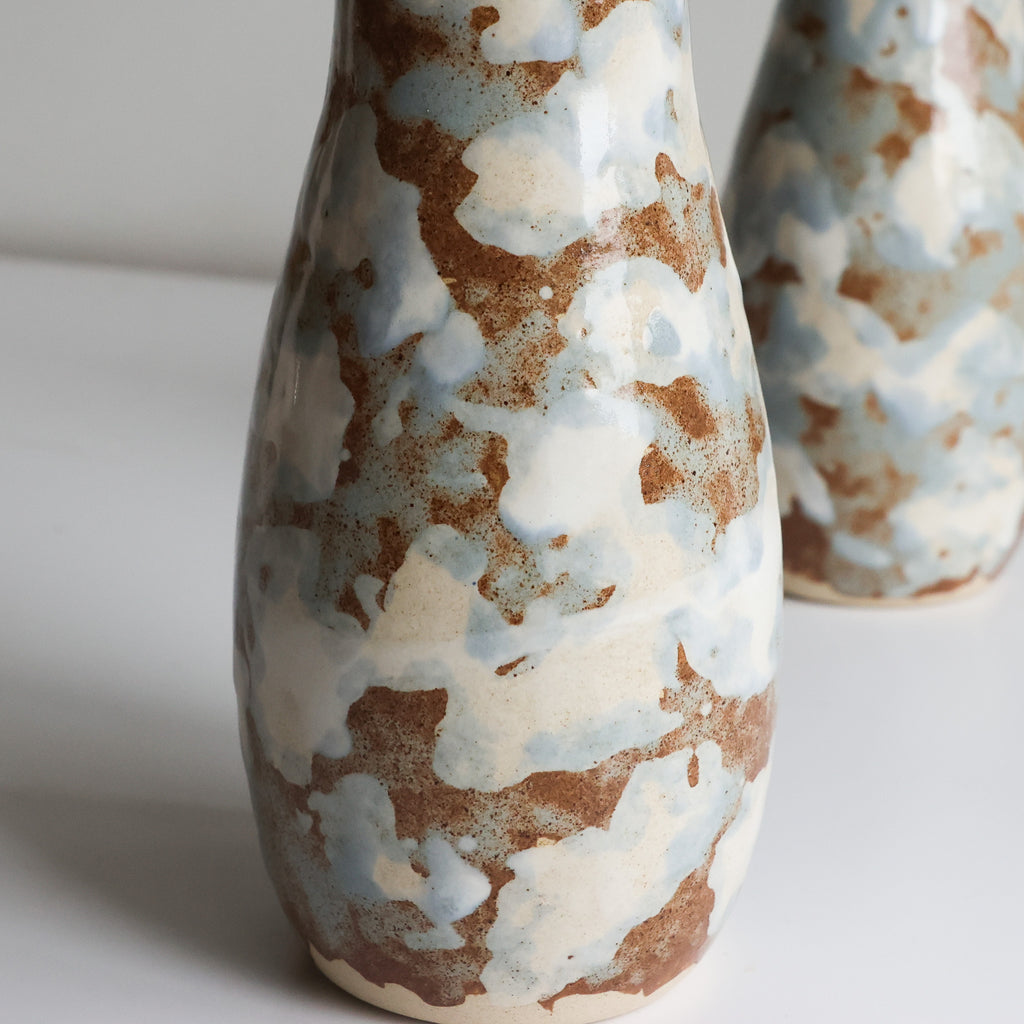 Oil pourers, red + Salt Marsh