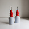 Oil pourers, red + Salt Marsh