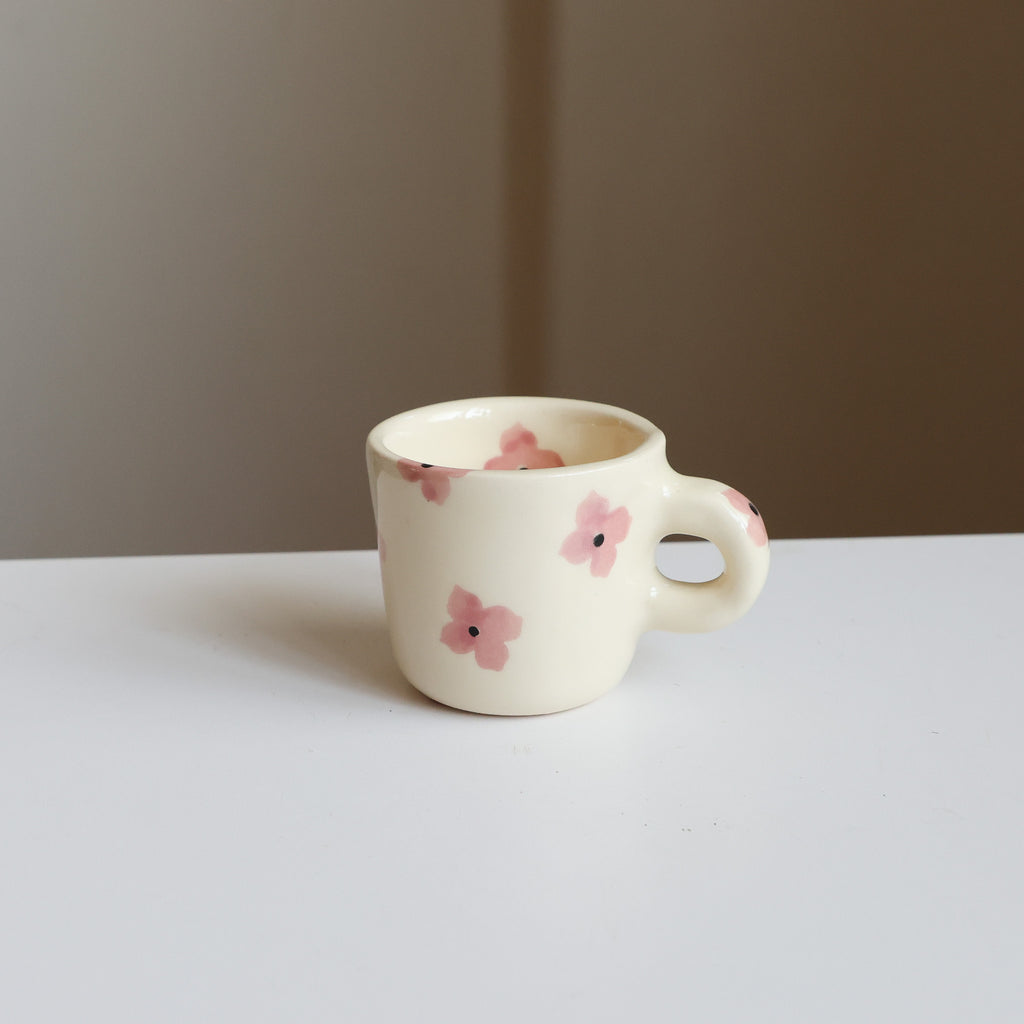 Flower espresso mug
