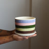 Striped planter