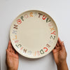 Alphabet plate