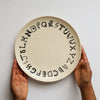 Alphabet plate