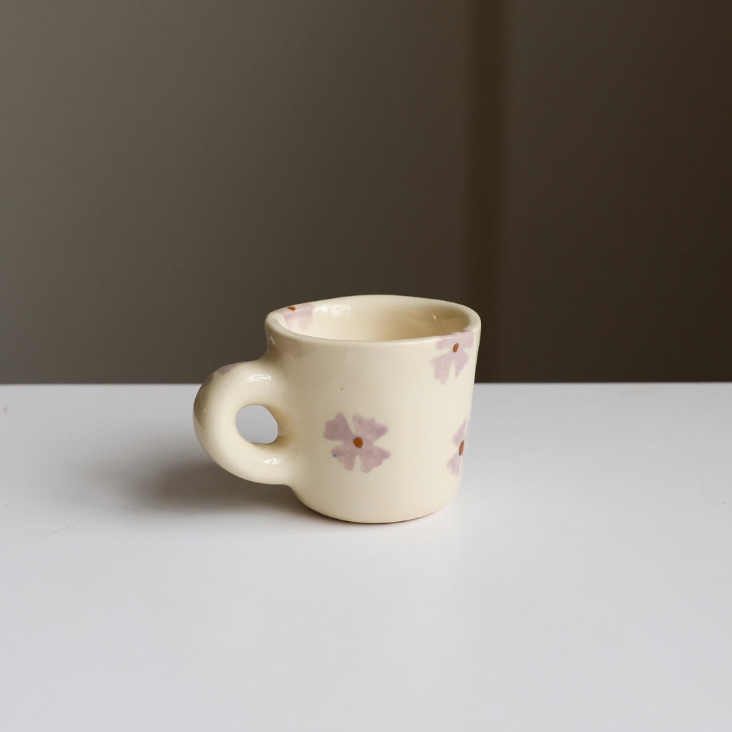 Flower espresso mug