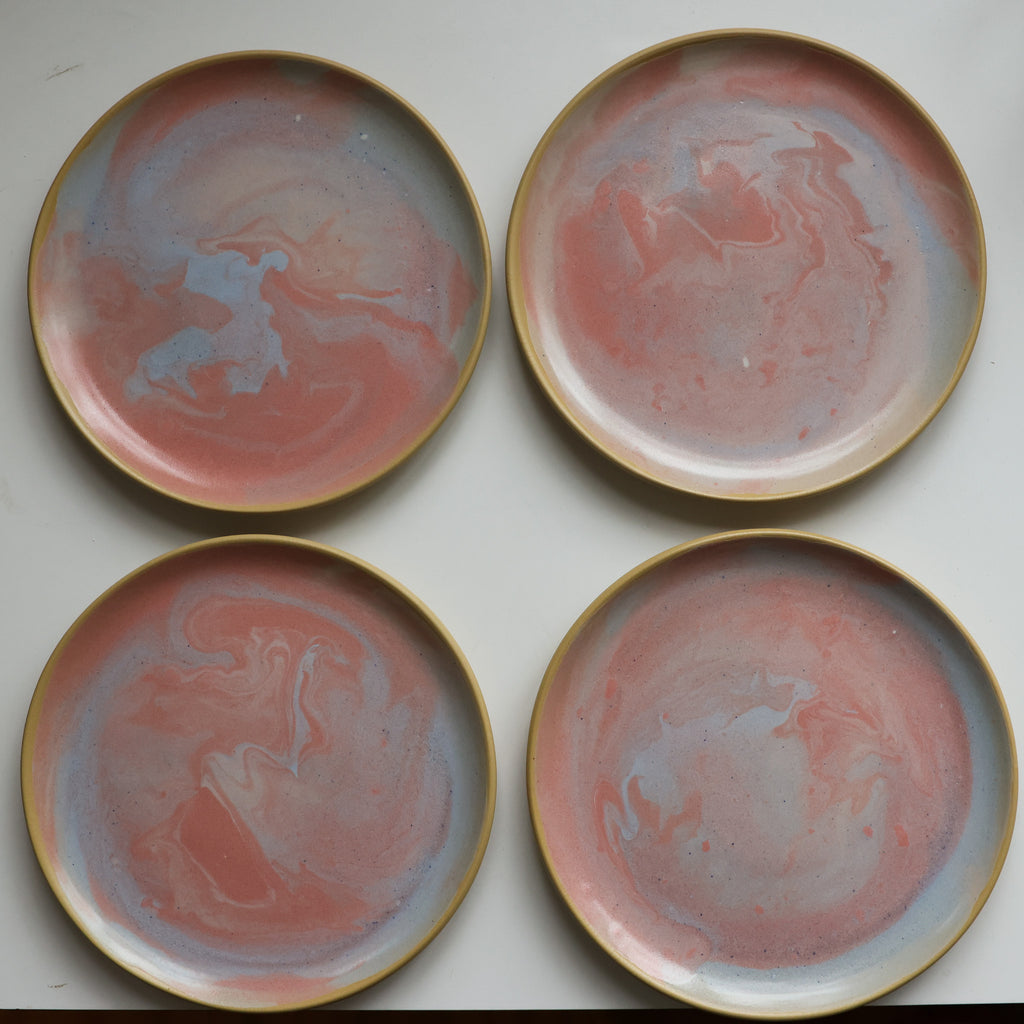 Painterly lunch plates