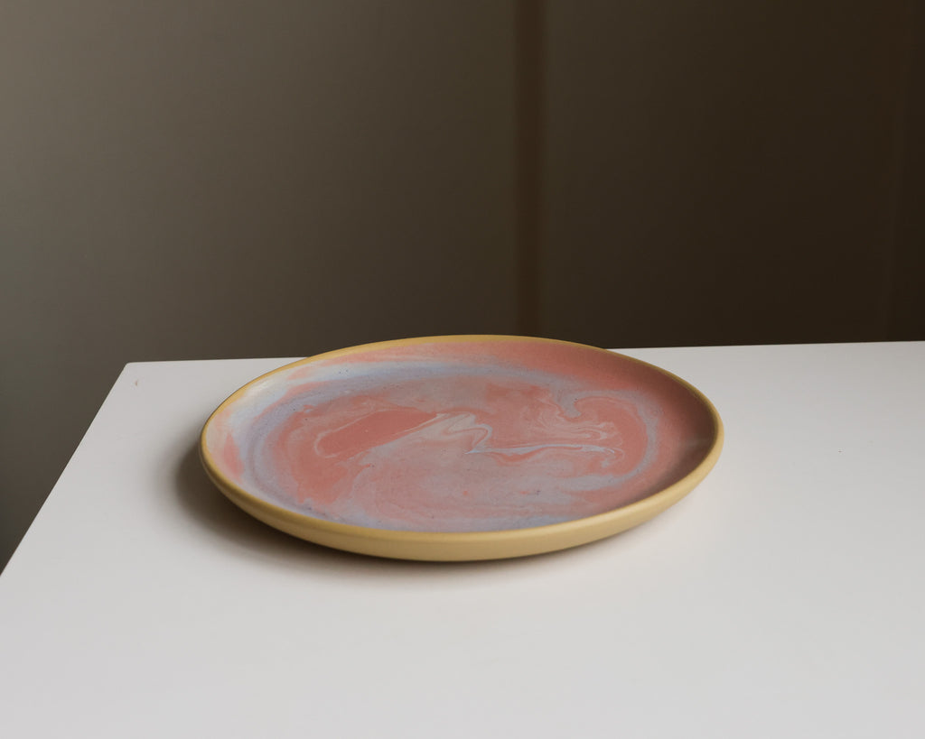Painterly lunch plates