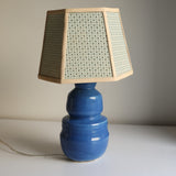 Lamp: blue geo