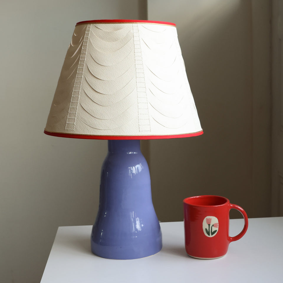 Lamp: pierced paper