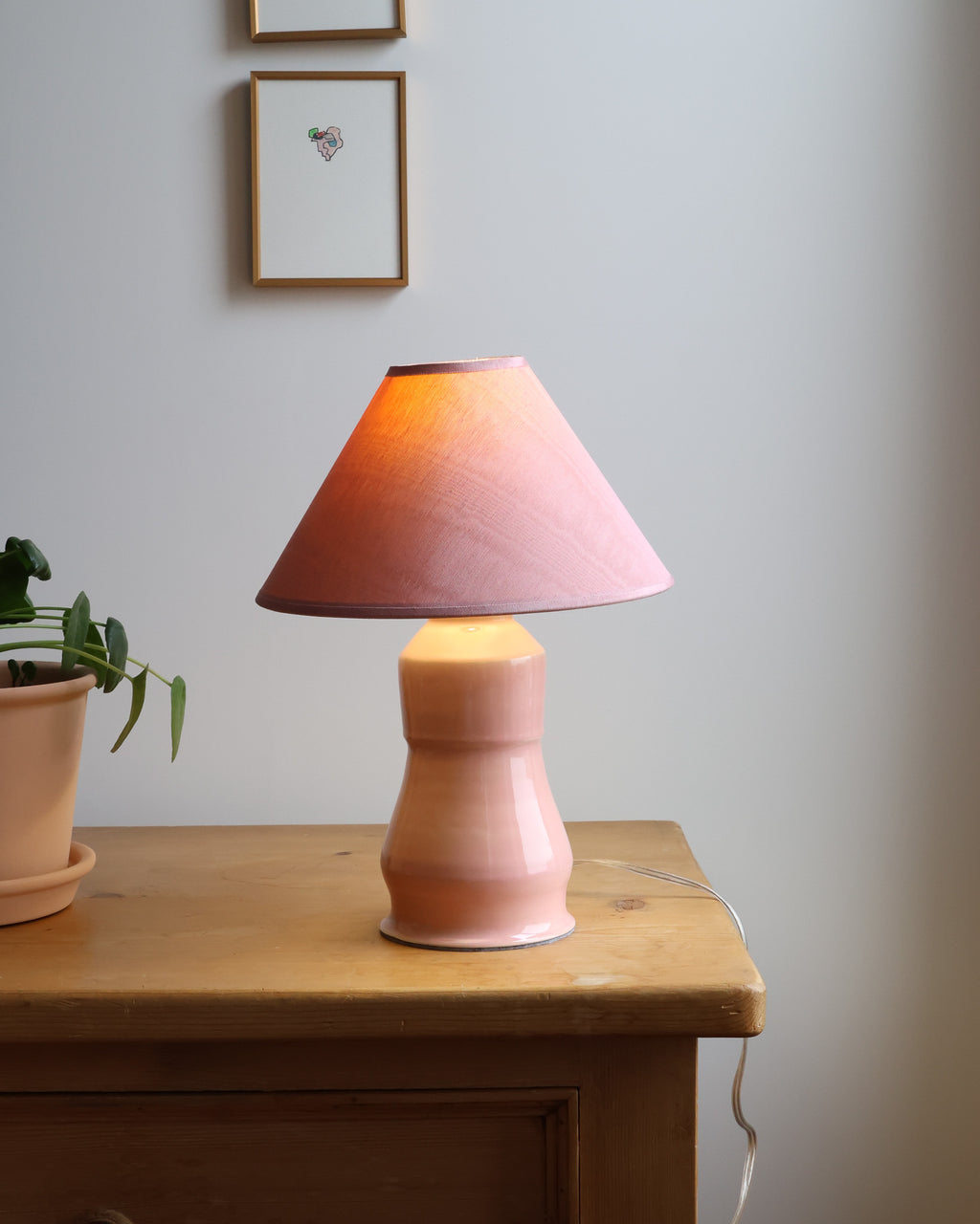 Lamp: pink lady