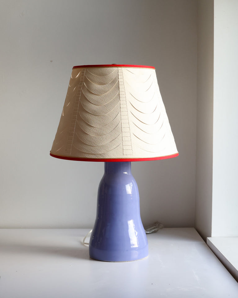 Lamp: pierced paper