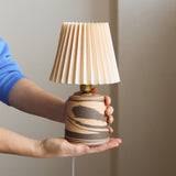 Set of 2 lamps: marbled