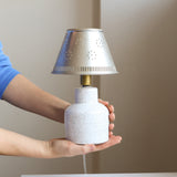 Set of 2 lamps: tin shade