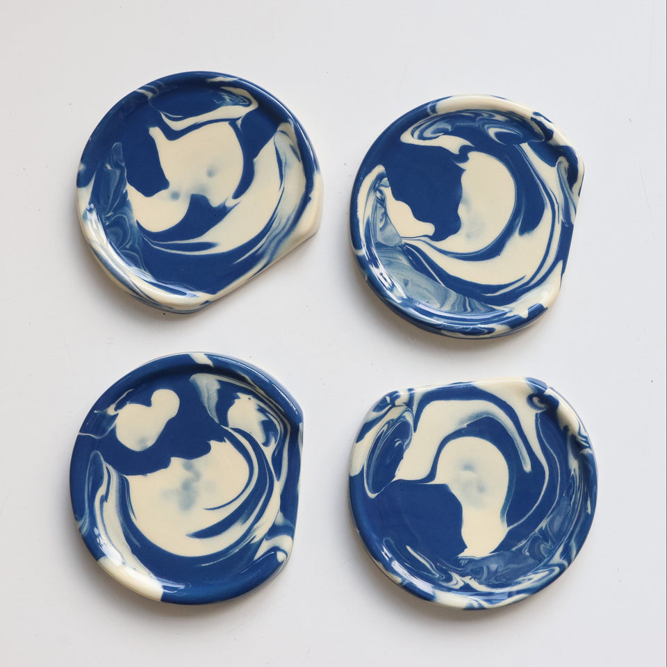 Marbled spoon rest