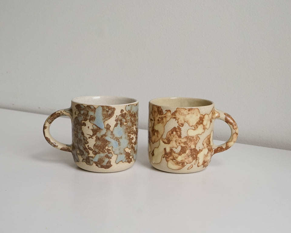 Buttered toast & Salt marsh mugs
