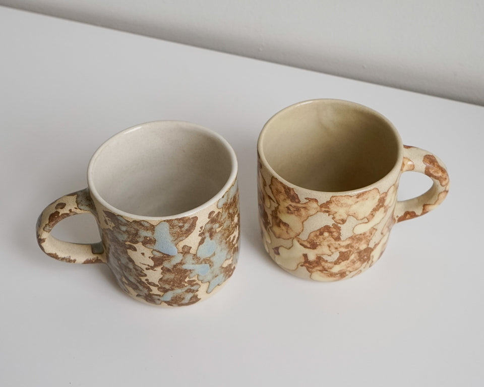 Buttered toast & Salt marsh mugs