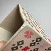 Geometric floral tissue box *imperfect*