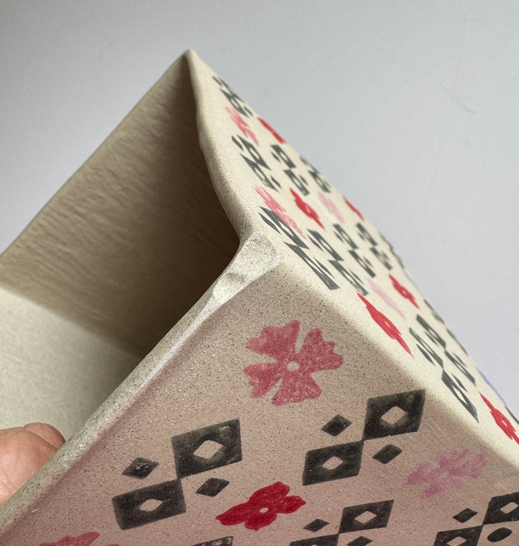 Geometric floral tissue box *imperfect*