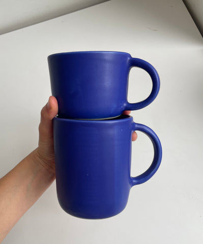 *Imperfect* Cobalt mugs
