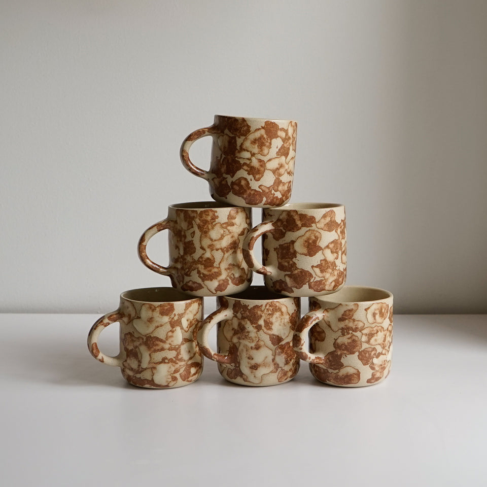 Buttered toast & Salt marsh mugs