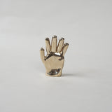 Gilded hand sculpture